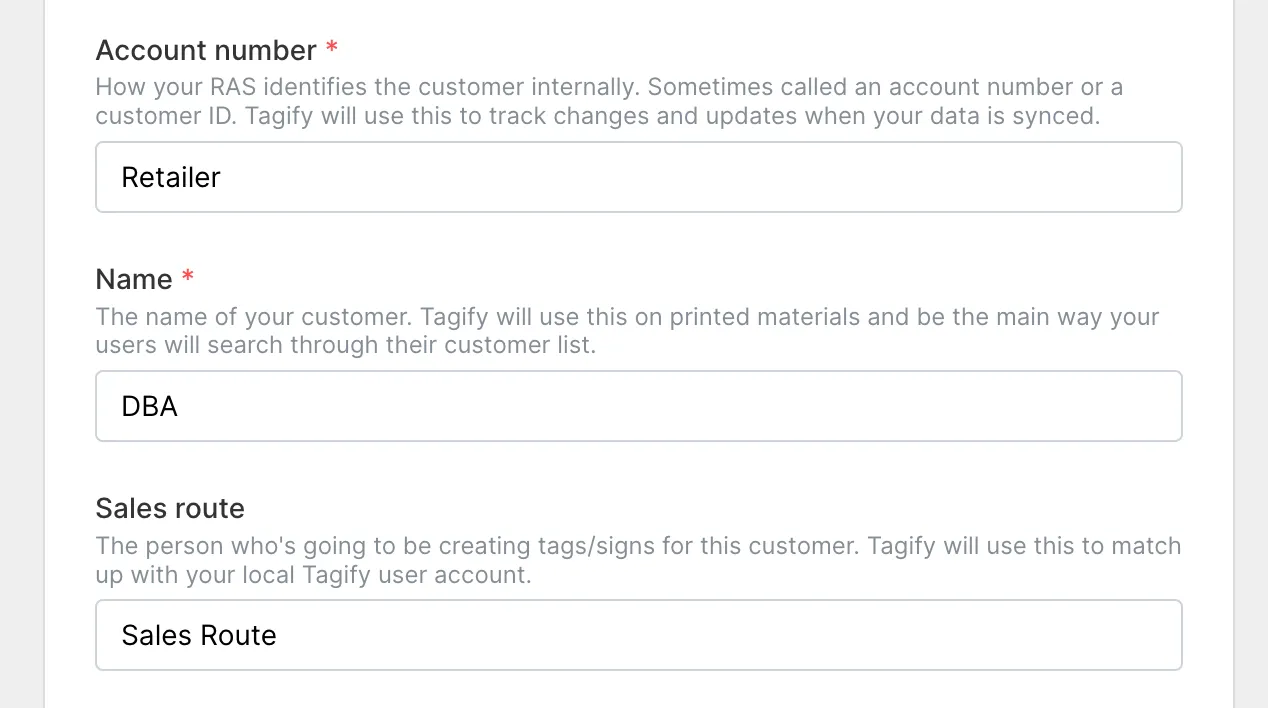 Import columns