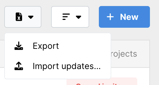 User exporting
